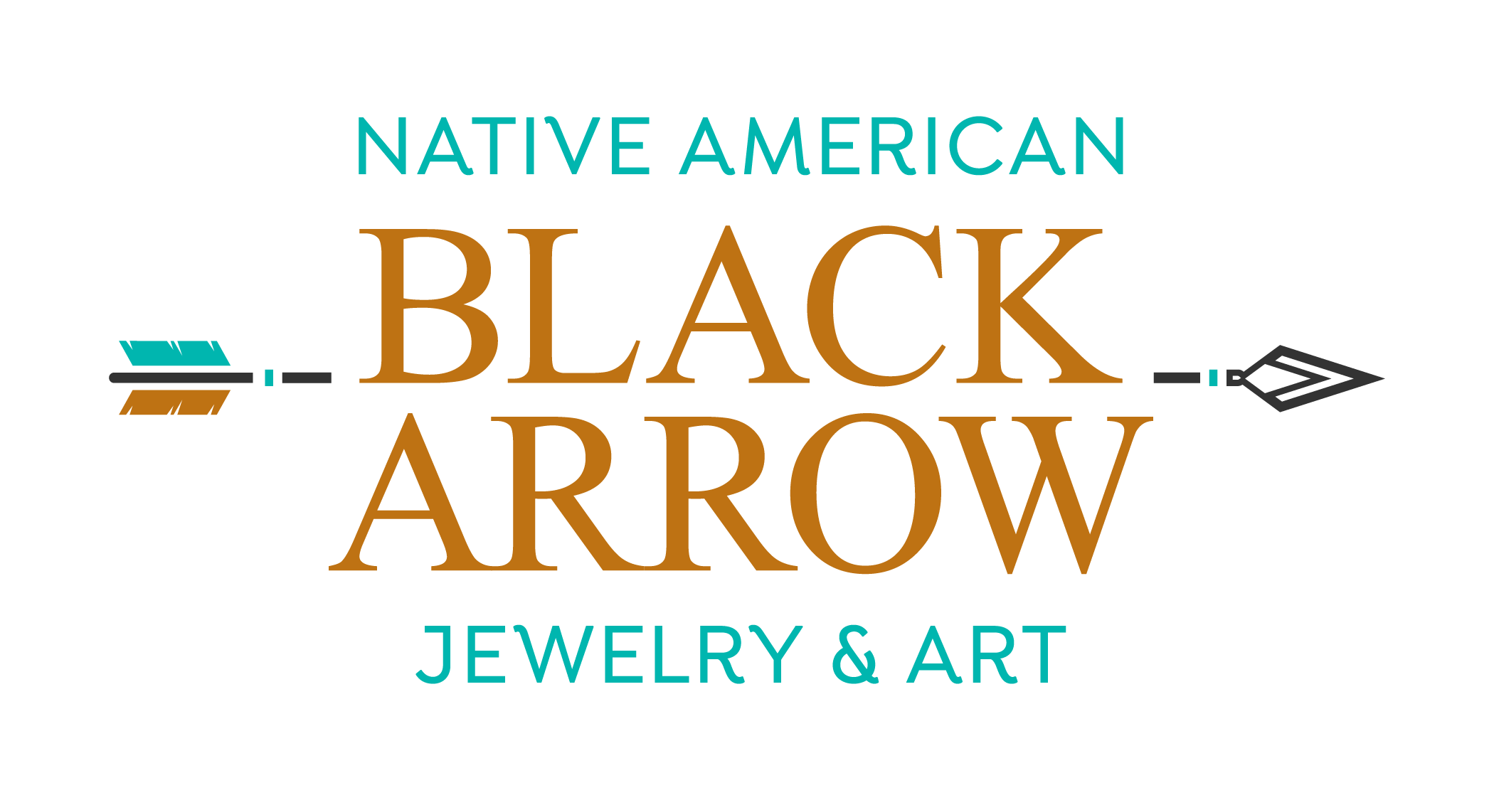 Black Arrow Jewelry and Art Logo STACKED RGB